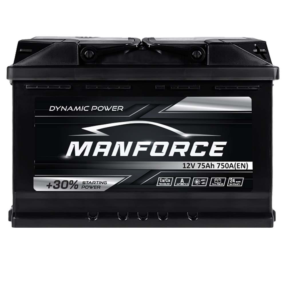 Автомобільний акумулятор MANFORСE MF 75Ah 750A R+ 57522501