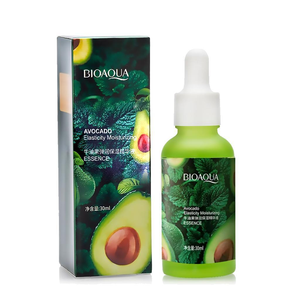 Поживна сироватка для обличчя BIOAQUA Niacinome Avocado Elasticity Moisturizing Essence з авокадо та пептидами, фото 1