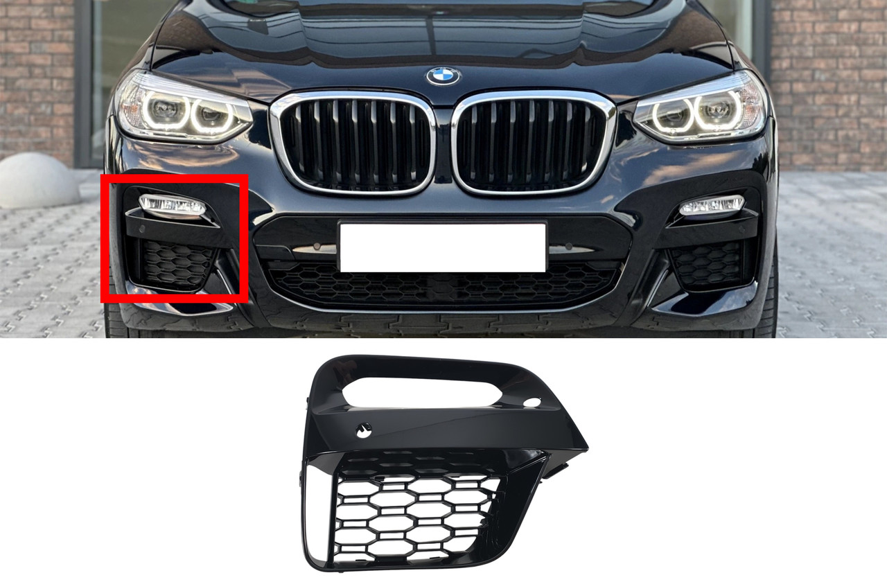 Грати в бампер RH (M-Paket) на BMW X3 G01 2018-2022 року, фото 1