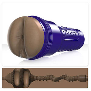 Мастурбатор-попка Fleshlight Boost Blast Female Medium Dark Flesh, плавальні кільця Turbo Tech