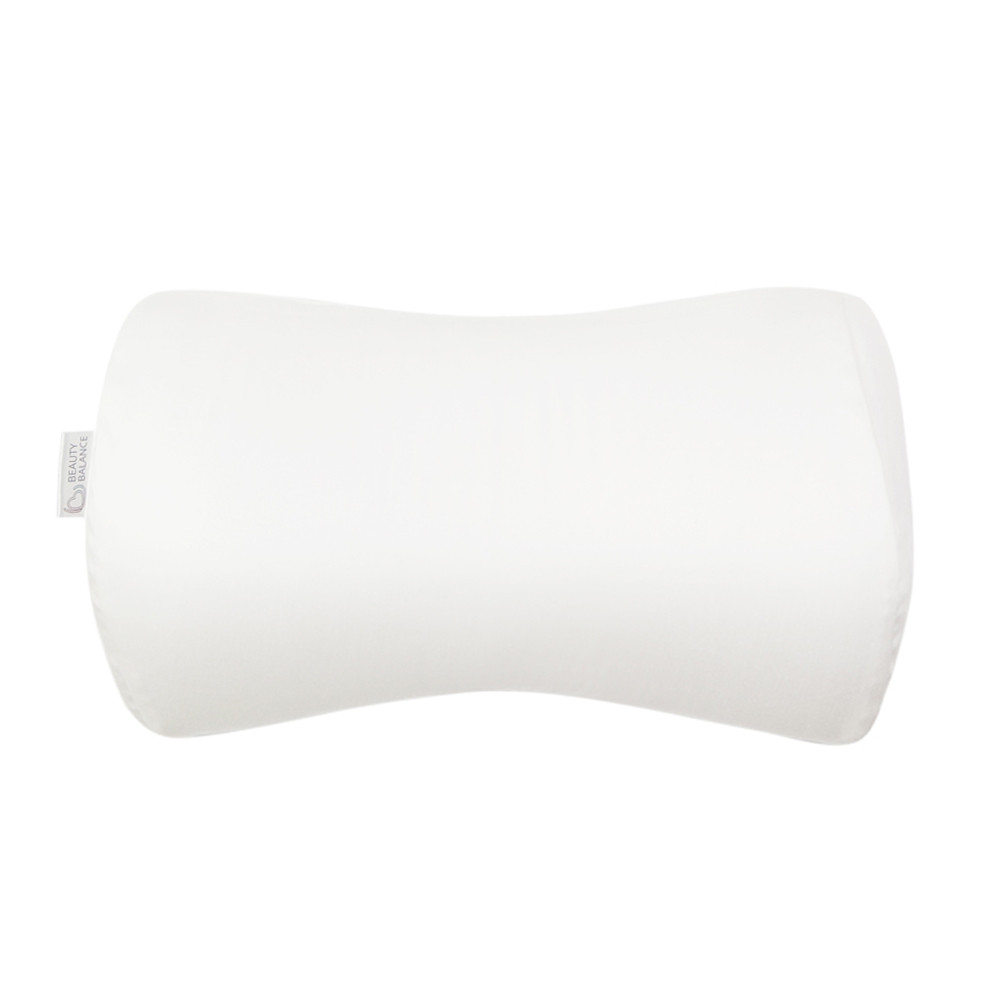 BEAUTY SET - ортопедична подушка для сну на животі (Roller PILLOW №2 ) тенсел айворі, фото 1
