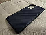 Силіконовий чохол для Samsung Galaxy A52 4G - Carbon Fiber, Чорний, фото 7