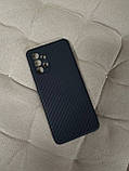 Силіконовий чохол для Samsung Galaxy A32 4G - Carbon Fiber, Чорний, фото 6