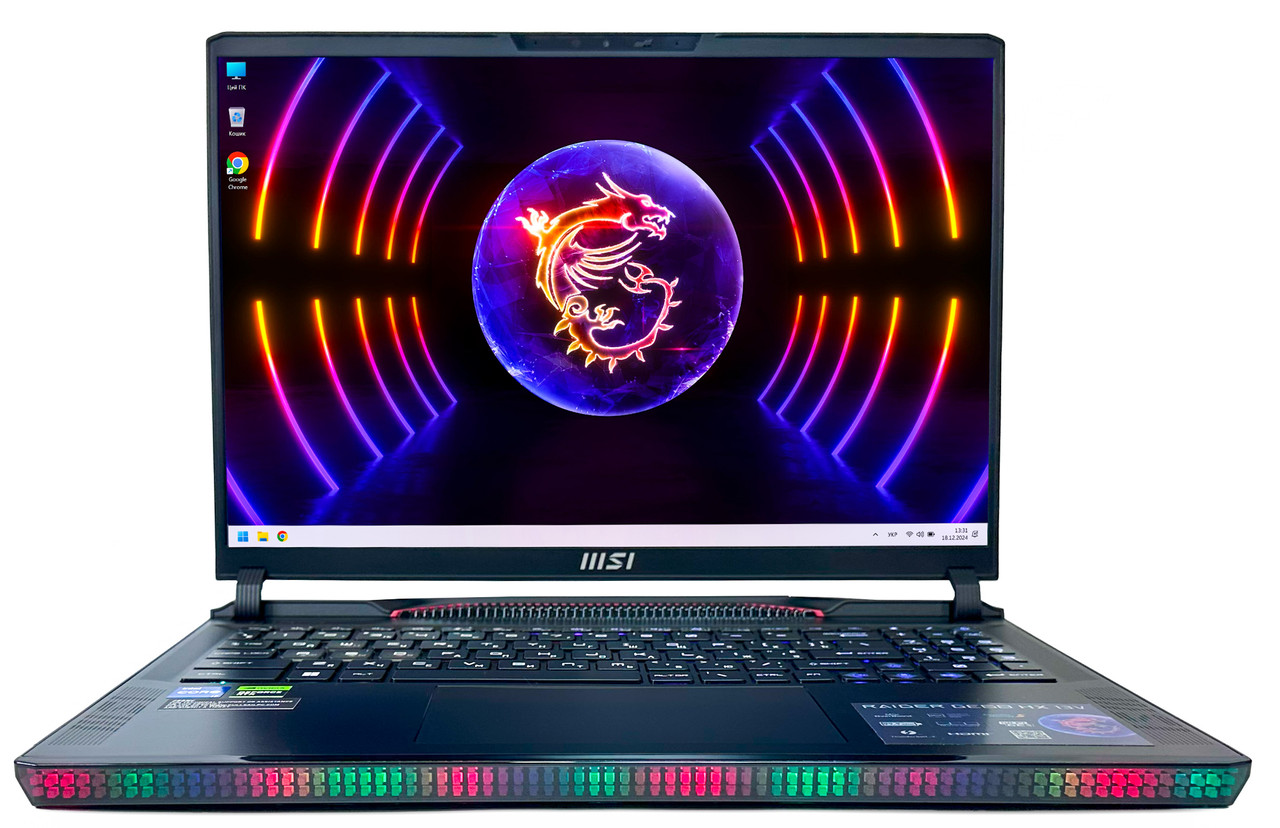 Ноутбук MSI Raider GE68HX 13VF: Core i7-13700HX / DDR5 16 ГБ / GeForce RTX 4060 / SSD 1.5 ТБ / 16" 240 Гц