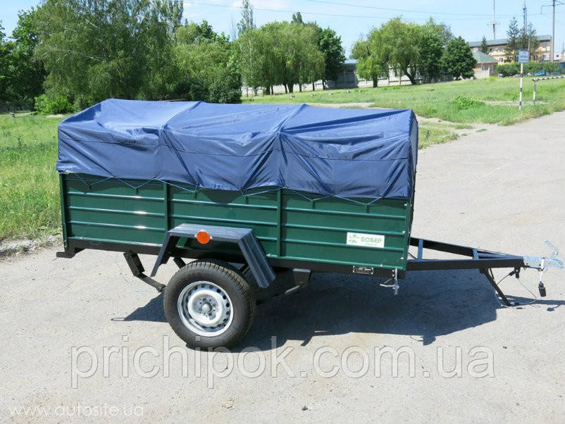 Тент на легковий причіп бобер 2,3 * 1,3 тканина рюкзак
