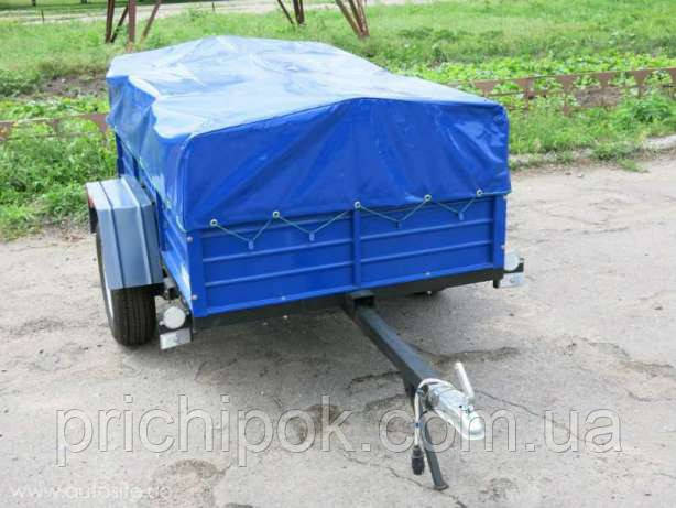 Тент на легковий причіп бобер 2*1,2 тканина ПВХ