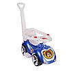 Дитячий автомобіль каталка машинка толокар для малюків бебі кар батьківська ручка бортики підніжка клаксон, фото 10