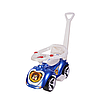 Дитячий автомобіль каталка машинка толокар для малюків бебі кар батьківська ручка бортики підніжка клаксон, фото 2