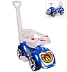 Дитячий автомобіль каталка машинка толокар для малюків бебі кар батьківська ручка бортики підніжка клаксон, фото 4
