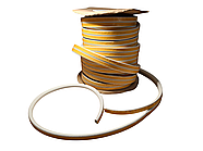 Ущільнювач Sanok профіль D 12 х 10 мм білий 1 м