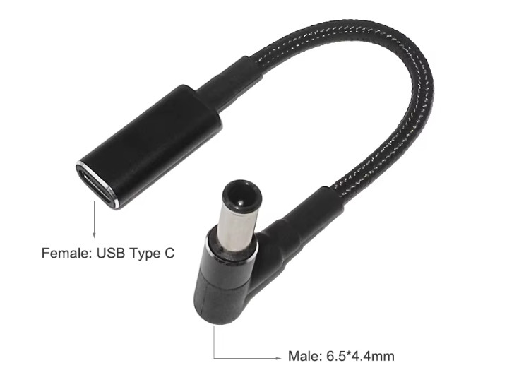 Кабель для ноутбука Sony Type-C - 6.5x4.4mm, фото 1