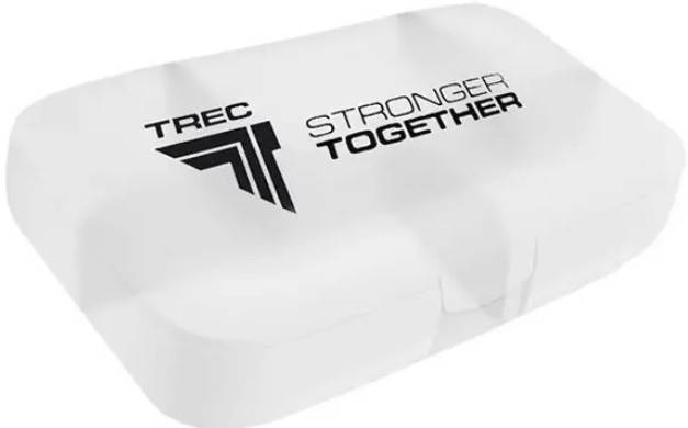 Таблетниця ( контейнер для таблеток) TREC nutrition Pillbox Stronger Together transparent, фото 1