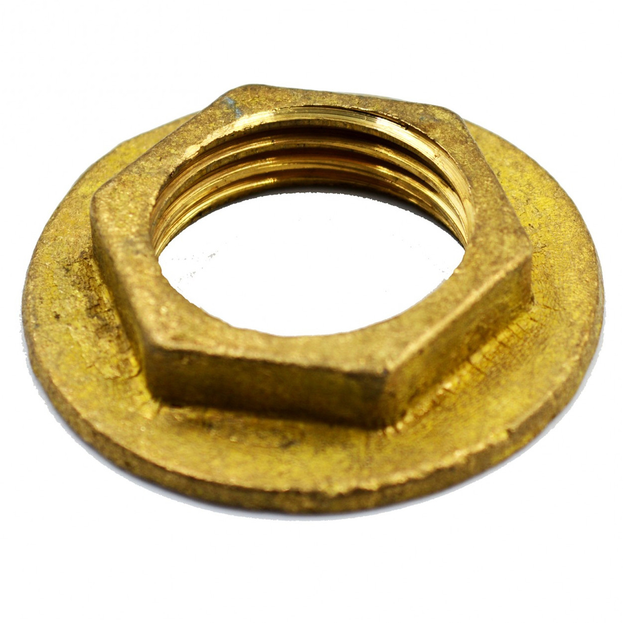 Гайка шайба під прокладку Україна 3/4 внутрішнє різьблення латунь, фото 1