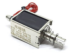 Електромагнітний соленоїд KK-0837B 12V засувка замок