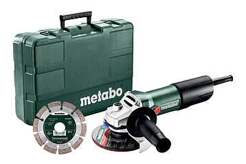 Кутова шліфмашина Metabo W 850-125 SET
