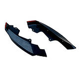 BMW F32 ікла на передній М бампер BMW F36 нижні елерони з ABS пластику BMW F33 тюнінг бокові накладки, фото 4