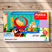 Гра для дітей від 3 років Puzzle pets series Hamster`s fun