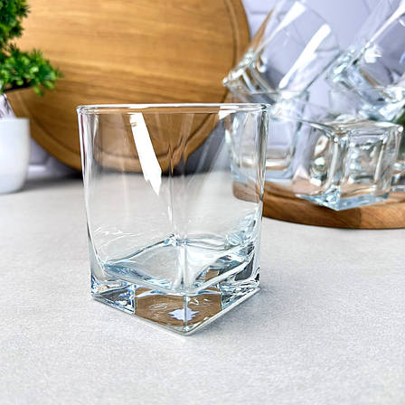 Склянки квадратні 310 мл набір 6 шт CARRE 41290 Pasabahce, фото 1