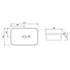 Раковина Qtap Scorpio 610х380х150 White QT1411K491WN, фото 3