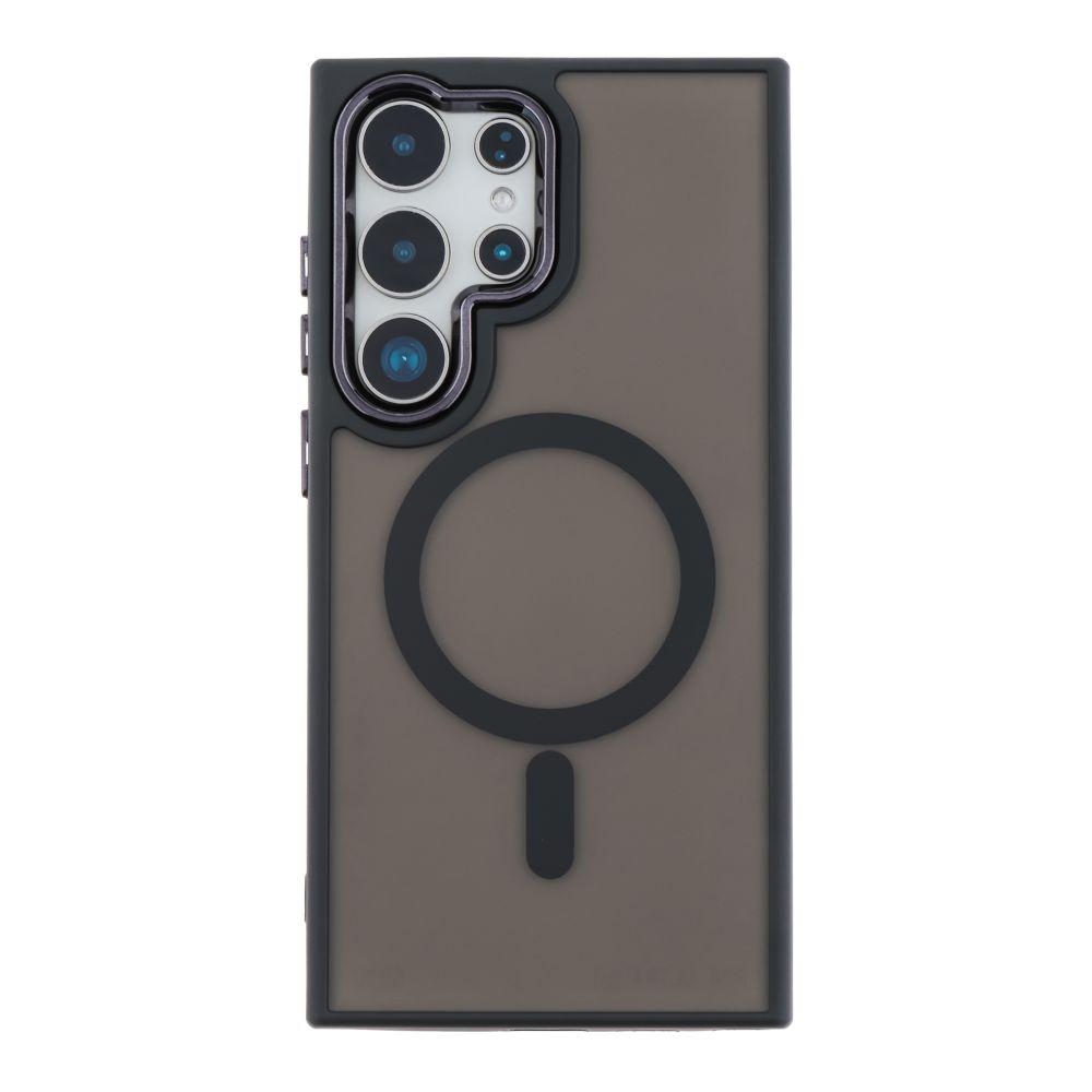 Чохол TPU+PC Space Magnetic Color with Magsafe для Samsung Galaxy S25 Ultra 5G (S938) Колір Black, фото 1