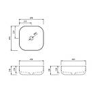 Раковина-чаша Qtap Kolibri 430х430х150 White QT1011K396WN, фото 3