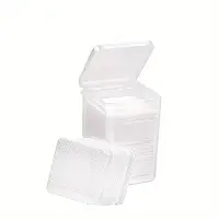 Безворсові серветки перфоровані в тубі, білі, 200 шт