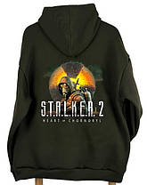 Худі S.T.A.L.K.E.R. 2: Heart of Chornobyl на флісі (принт на спині) для дітей і підлітків