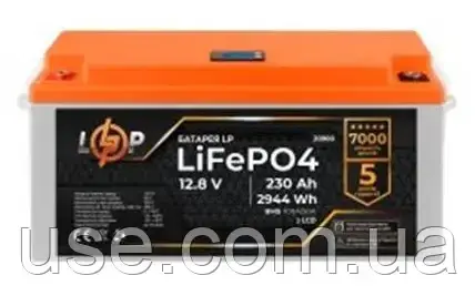 LiFePO4 акумулятор 12V 230Ah, літій залізо фосфатний, 2,8 кВт, 2800 Вт