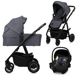 Універсальна коляска 3 в 1 Lionelo AMBER PLUS GREY GRAPHITE
