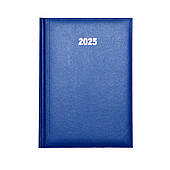 Щоденник датований 2025 Brunnen А5 "Молодова", обкладинка Miradur синій