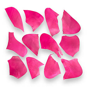 Шкіра натуральна Крейзі Хорс у шматках т.1,4-1,6 мм колір фуксія