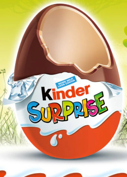 Кіндер сюрприз яйце шоколадне з сюрпризом Kinder Surprise Т1, фото 1