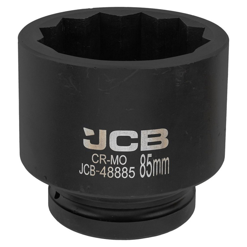 Гoлoвкa тopцeвa удapнa 1" 85мм (12-гранна) JCB Tools JCB-48885, фото 1