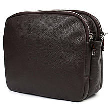 Шкіряна жіноча сумка Virginia Conti Italy — VC02807brown коричнева, фото 5