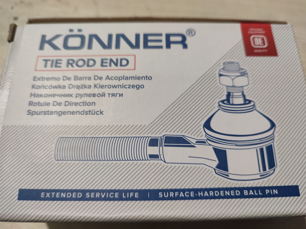 Наконечник рульової трапеції (короткий) "Könner" ВАЗ 2101-2107 (1шт)