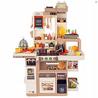 Велика дитяча ігрова кухня набір для дівчинки з парою водою яйцеваркою звуками та підсвічуванням Висота 93 см