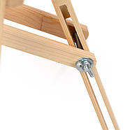 Мольберт Rosa стаціонарний дер. (сосна) Ліра дитяча 56*60*120 см макс вис полотна 87 см (розкладеного,, фото 2