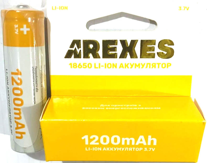 Акумулятор Arexes Li-ion 18650 3.7v 1200mah