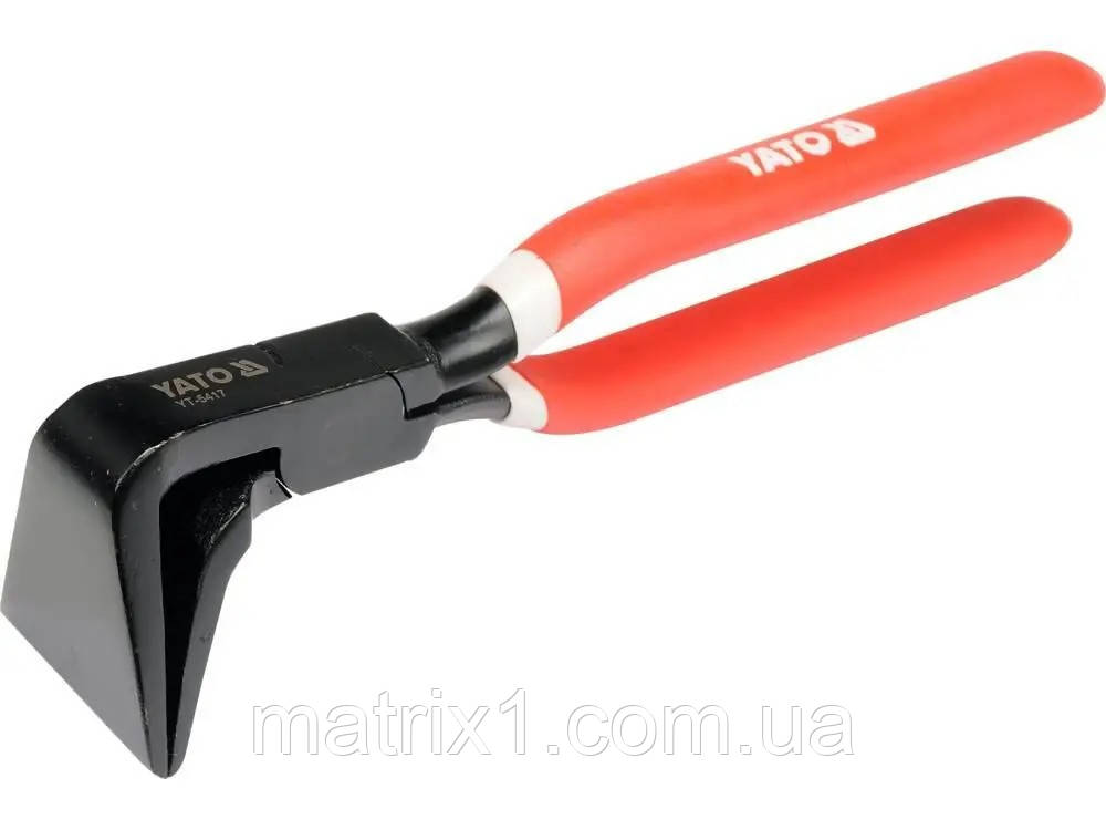 Кліщі покрівельні вигнуті 90°, L = 260 мм YATO YT-5417