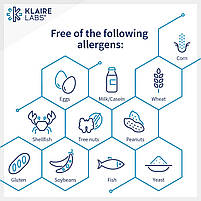 Ацетил L-карнітин 500 мг, Acetyl L-Carnitine, Klaire Labs, 90 вегетаріанських капсул. BX350, фото 4