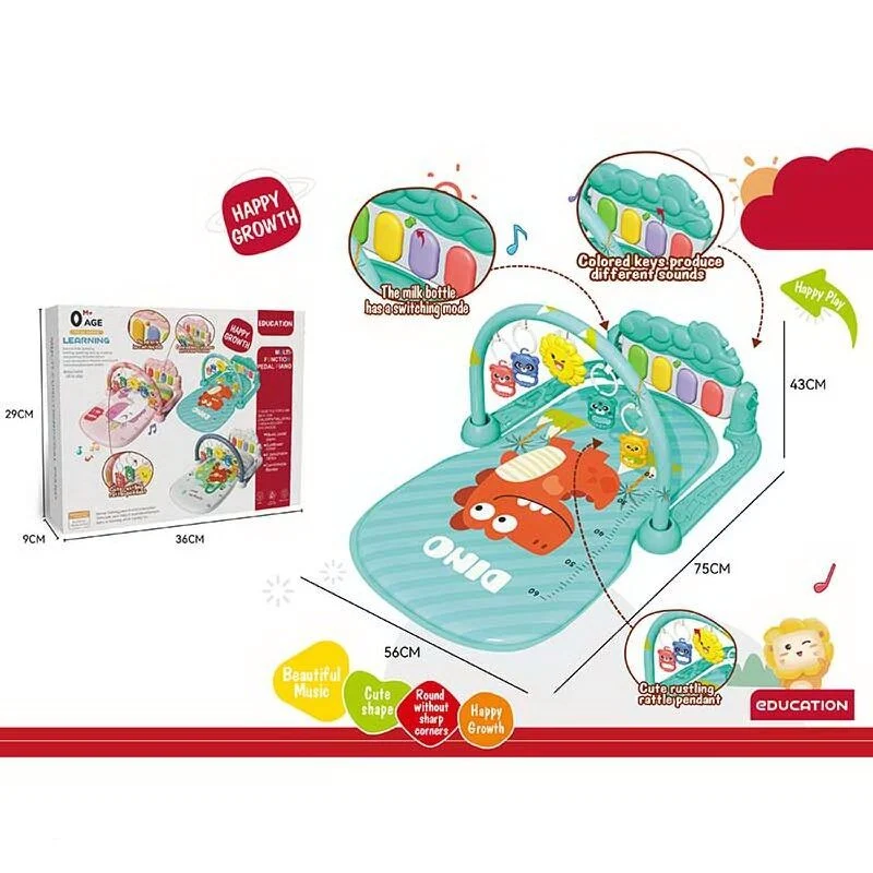 Розвиваюча дитяча подушка 368-9L Килимок для немовляти Дракончик, фото 1