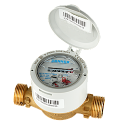 Лічильник холодної води 3/4" Ду 20 ETKD-N R160(клас "С")  (без штуцерів) Zenner(Німеччина)