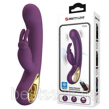 Pretty Love Liam RC Control Vibrator Purple, фото 1