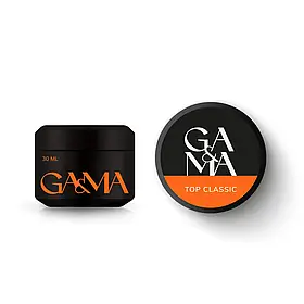 Топ для нігтів класичний Ga&Ma Classic прозорий, 30 мл
