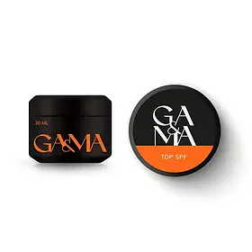 Топ для нігтів Ga&Ma SPF top, 30 мл