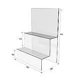 Товарна гірка EKOSTAR на 2 сходинки з акрилу 350х200х500, фото 3