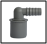 Кінцевик зі штуцером та редукцією 40 mm Plastbrno UZ40R00