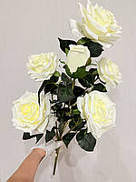 Штучна троянда . Гілка штучної троянди « принцеса» ( 73 см ), фото 4