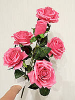 Штучна троянда . Гілка штучної троянди « принцеса» ( 73 см ), фото 6