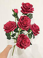 Штучна троянда . Гілка штучної троянди « принцеса» ( 73 см ), фото 2